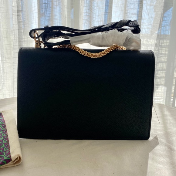 SOLD - Tory Burch Miller Convertible Shoulder Bag - Black NWT - Picture 6 of 14